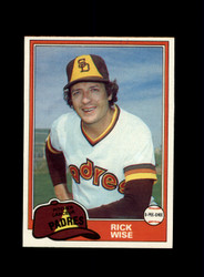 1981 RICK WISE O-PEE-CHEE #274 PADRES *2361