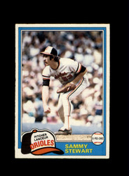 1981 SAMMY STEWART O-PEE-CHEE #262 ORIOLES *3172