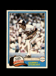 1981 SAMMY STEWART O-PEE-CHEE #262 ORIOLES *3249