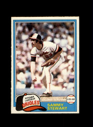 1981 SAMMY STEWART O-PEE-CHEE #262 ORIOLES *3399