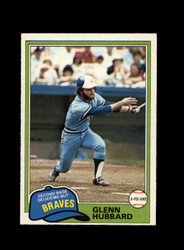 1981 GLENN HUBBARD O-PEE-CHEE #247 BRAVES *3941