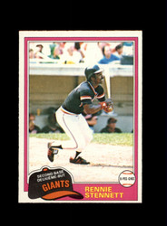 1981 RENNIE STENNETT O-PEE-CHEE #257 GIANTS *4045