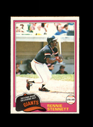 1981 RENNIE STENNETT O-PEE-CHEE #257 GIANTS *4137