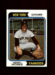 1974 GERRY MOSES TOPPS #19 YANKEES *5350