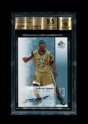 2011 LEBRON JAMES SP AUTHENTIC BGS 9.5 AUTO 10