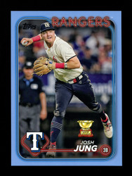 PRE SELL - JOSH JUNG TOPPS FATHERS DAY BLUE OVERSIZED AUTO *LIMITED!