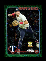 PRE SELL - JOSH JUNG TOPPS GREEN SPECKLE OVERSIZED AUTO *LIMITED!