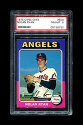 1975 NOLAN RYAN O-PEE-CHEE #500 ANGELS PSA 8