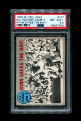 1970 NOLAN RYAN SAVES THE DAY! O-PEE-CHEE #197 N.L. PLAYOFF PSA 8.5