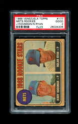 1968 NOLAN RYAN VENEZUELA TOPPS #177 ROOKIE STARS PSA 2 *Contact Us for Pricing*