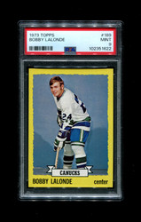 1973 BOBBY LALONDE TOPPS #189 CANUCKS PSA 9