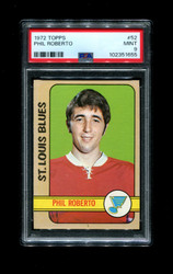 1972 PHIL REBERTO TOPPS #52 ST.LOUIS BLUES PSA 9