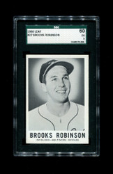 1960 BROOKS ROBINSON LEAF #27 ORIOLES SGC 5