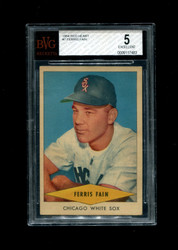 1954 FERRIS FAIN RED HEART #7 WHITE SOX BVG 5