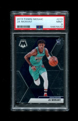 2019 JA MORANT PANINI MOSAIC #219 ROOKIE GRIZZLES PSA 9