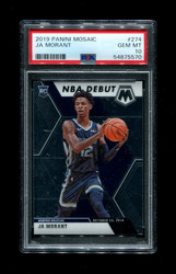 2019 JA MORANT PANINI MOSIAC #274 ROOKIE PSA 10