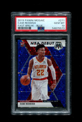 2019 CAM REDDISH PANINI MOSAIC #271 BLUE/85 PSA 10