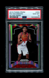 2019 RUI HACHIMURA PANINI PRIZM #255 SILVER PSA 10