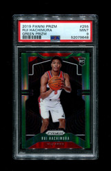 2019 RUI HACHIMURA PANINI PRIZM #255 GREEN PSA 9