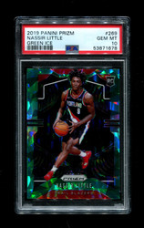 2019 NASSIR LITTLE PRIZM #269 GREEN ICE PSA 10 