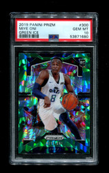 2019 MIYE ONI PRIZM #300 GREEN ICE PSA 10 