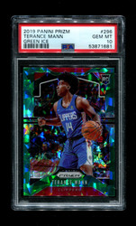 2019 TERANCE MANN PRIZM #296 GREEN ICE PSA 10 