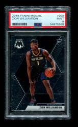 2019 ZION WILLIAMSON MOSAIC #290 ROOKIE PSA 9