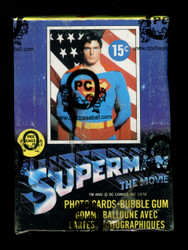 1978 SUPERMAN O-PEE-CHEE TAPE INTACT WAX BOX