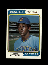 1974 BOBBY MITCHELL TOPPS #497 BREWERS *R0748