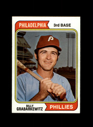 1974 BILLY GRABARKEWITZ TOPPS #214 PHILLIES *R3189