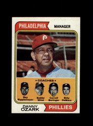 1974 DANNY OZARK TOPPS #119 PHILLIES *R3831