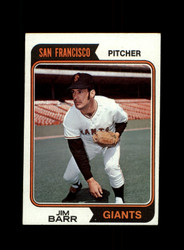 1974 JIM BARR TOPPS #233 GIANTS *R4047