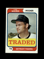 1974 LUKE WALKER TOPPS #612T TIGERS 4165