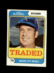 1974 LINDY McDANIEL TOPPS #182T ROYALS *R4287