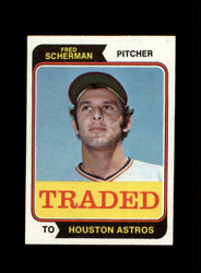 1974 FRED SCHERMAN TOPPS #186T ASTROS *R4331