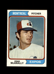 1974 ERNIE McANALLY TOPPS #322 EXPOS *R4569