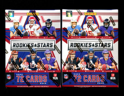 2024 ROOKIES & STARS FOOTBALL BLASTER 2 BOX LOT