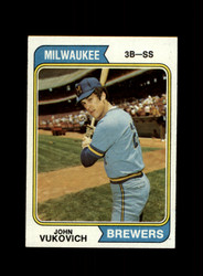 1974 JOHN VUKOVICH TOPPS #349 BREWERS *R4700