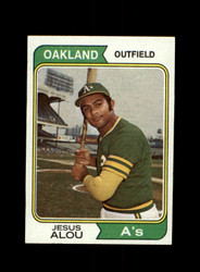 1974 JESUS ALOU TOPPS #654 ATHLETICS *R6093