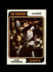 1974 DAVE KINGMAN TOPPS #610 GIANTS *R6475