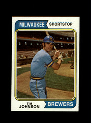 1974 TIM JOHNSON TOPPS #554 BREWERS *R8048