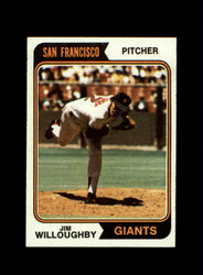 1974 JIM WILLOUGHBY TOPPS #553 GIANTS *R8038