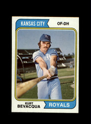 1974 KURT BEVACQUA TOPPS #454 ROYALS *R8261