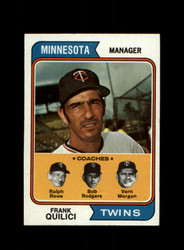 1974 FRANK QUILICI TOPPS #447 TWINS *R6371