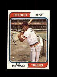 1974 IKE BROWN TOPPS #409 TIGERS *R6746