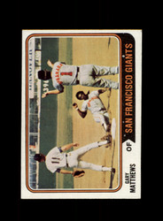 1974 GARY MATTHEWS TOPPS #386 GIANTS *R6803