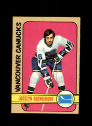 1972 JOCELYN GUEVREMONT TOPPS #75 CANUCKS *R8609