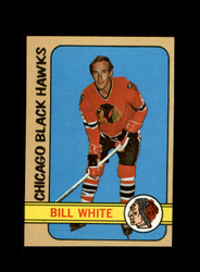 1972 BILL WHITE TOPPS #40 BLACK HAWKS *R9297