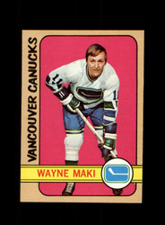 1972 WAYNE MAKI TOPPS #32 CANUCKS *G0111