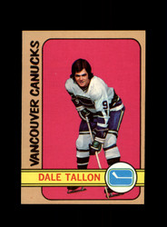 1972 DALE TALLON TOPPS #15 CANUCKS *G0769